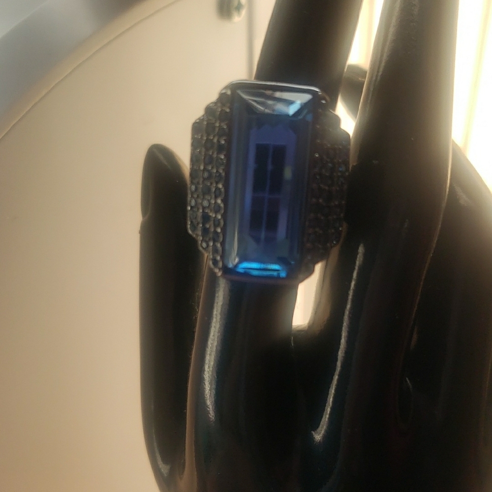 Givenchy Crystals Silver Ring - image 4